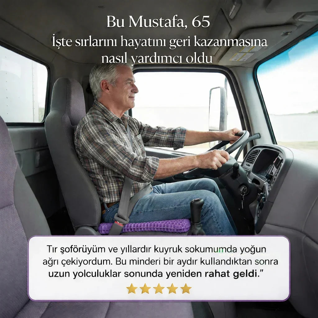 Gün Boyu Konfor Sağlayan Jel Oturma Minderi – Ağrısız Oturuş Deneyimi