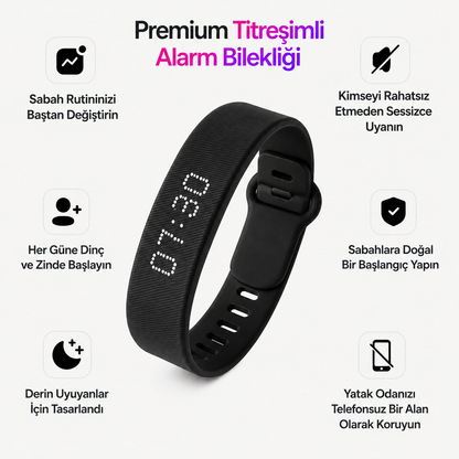 Derin Uykuda Bile Zamanında Uyandıran Akıllı Alarm Bilekliği