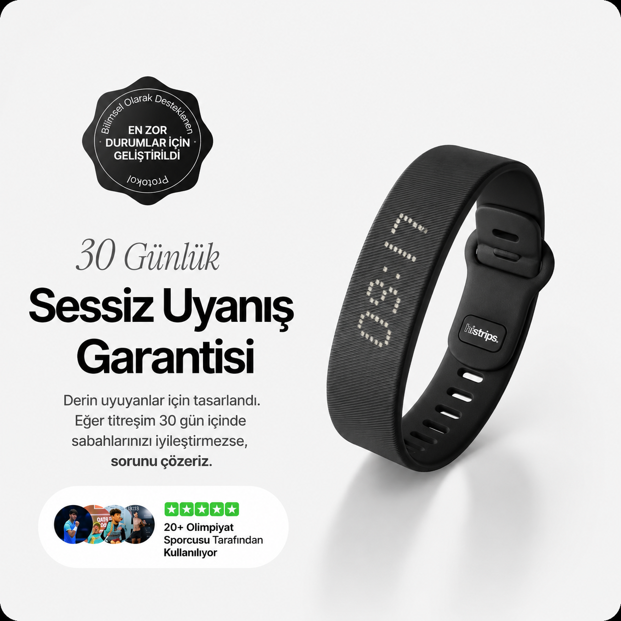 Derin Uykuda Bile Zamanında Uyandıran Akıllı Alarm Bilekliği